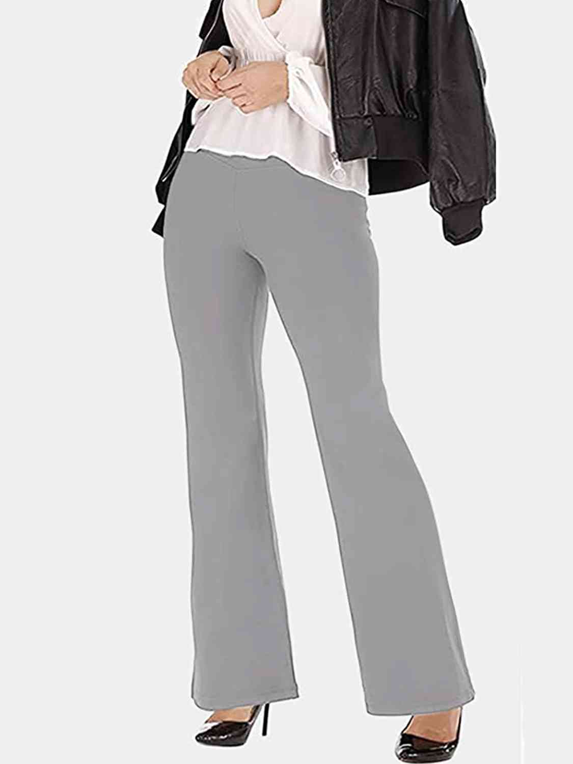 swvws V-Waist Bootcut Long Pants