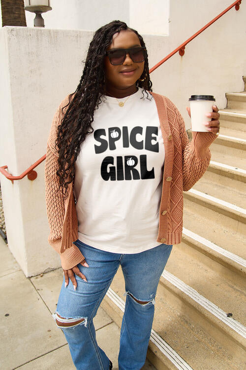 swvws Simply Love Full Size SPICE GIRL Short Sleeve T-Shirt