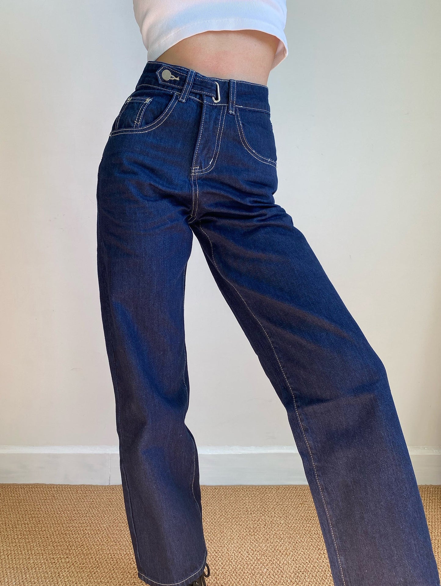 swvws - Cowboy Top Stitch Jeans