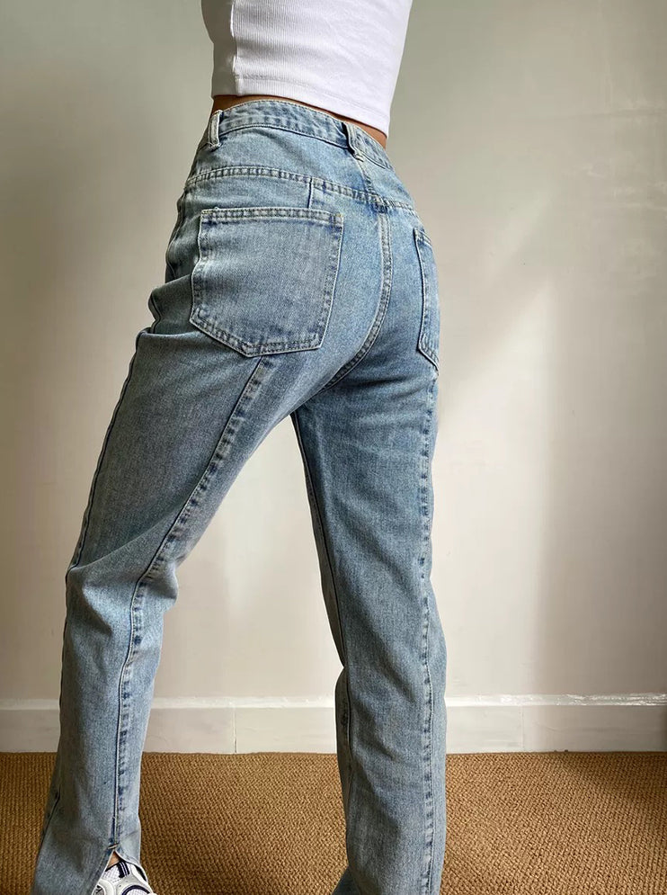 swvws - Key And Lock Straight Jeans