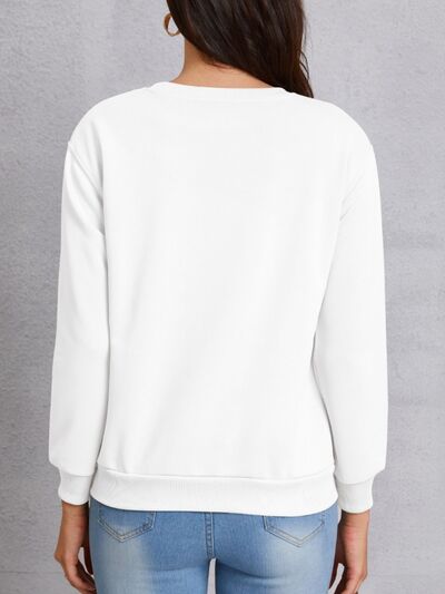 swvws COWGIRLS FOREVER Round Neck Sweatshirt