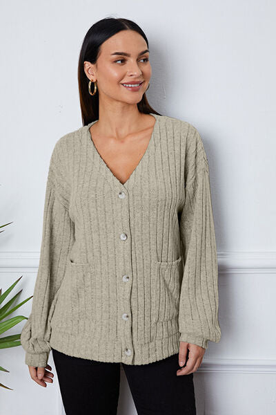 swvws Button Up Long Sleeve Cover Up