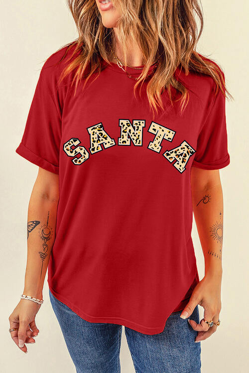 swvws SANTA Graphic Short Sleeve T-Shirt