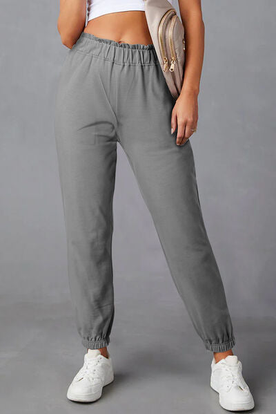 swvws Elastic Waist Joggers