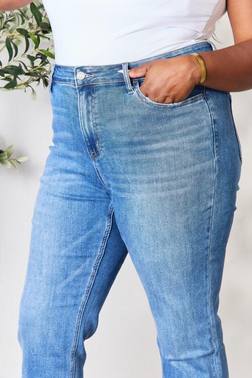 swvws BAYEAS Full Size High Waist Straight Jeans