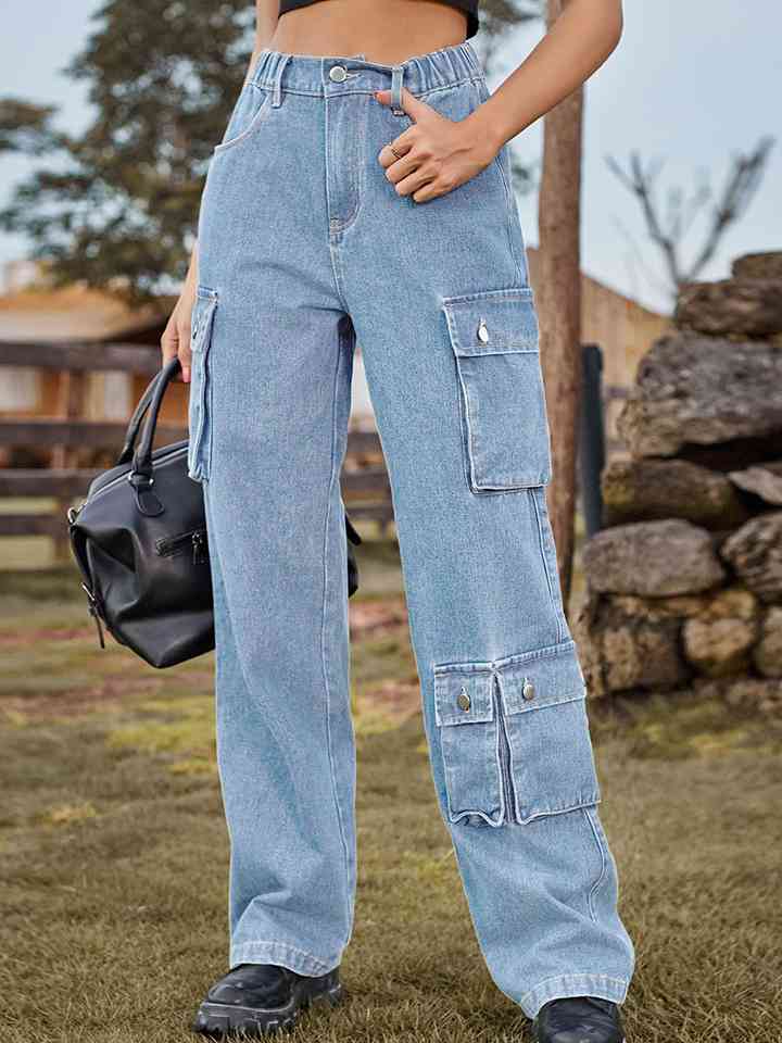 swvws Straight Leg Cargo Jeans