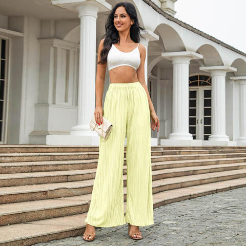 swvws Drawstring Wide Leg Pants