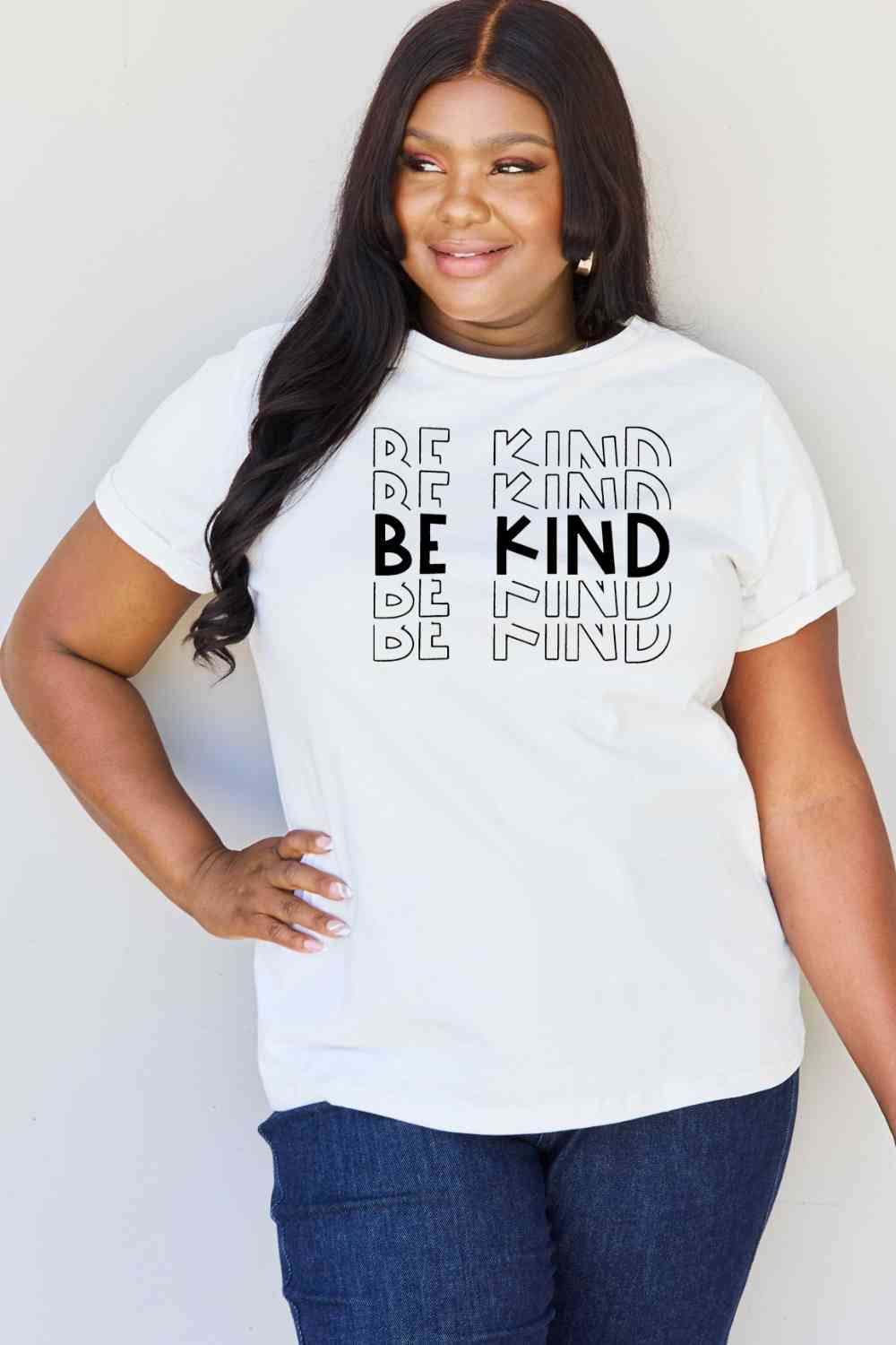 swvws Simply Love Full Size BE KIND Graphic T-Shirt