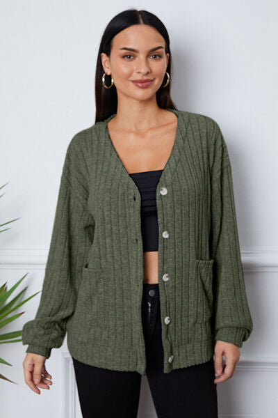 swvws Button Up Long Sleeve Cover Up