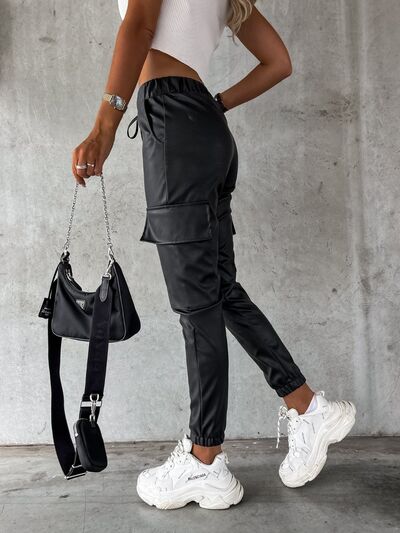 swvws Drawstring Pants with Pockets