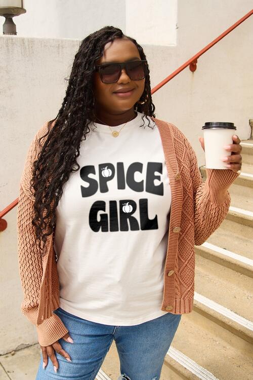 swvws Simply Love Full Size SPICE GIRL Short Sleeve T-Shirt