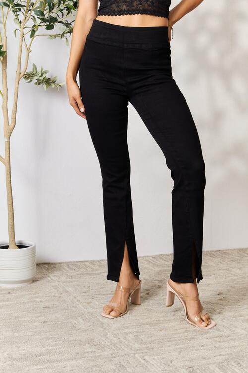 swvws BAYEAS Slit Bootcut Jeans