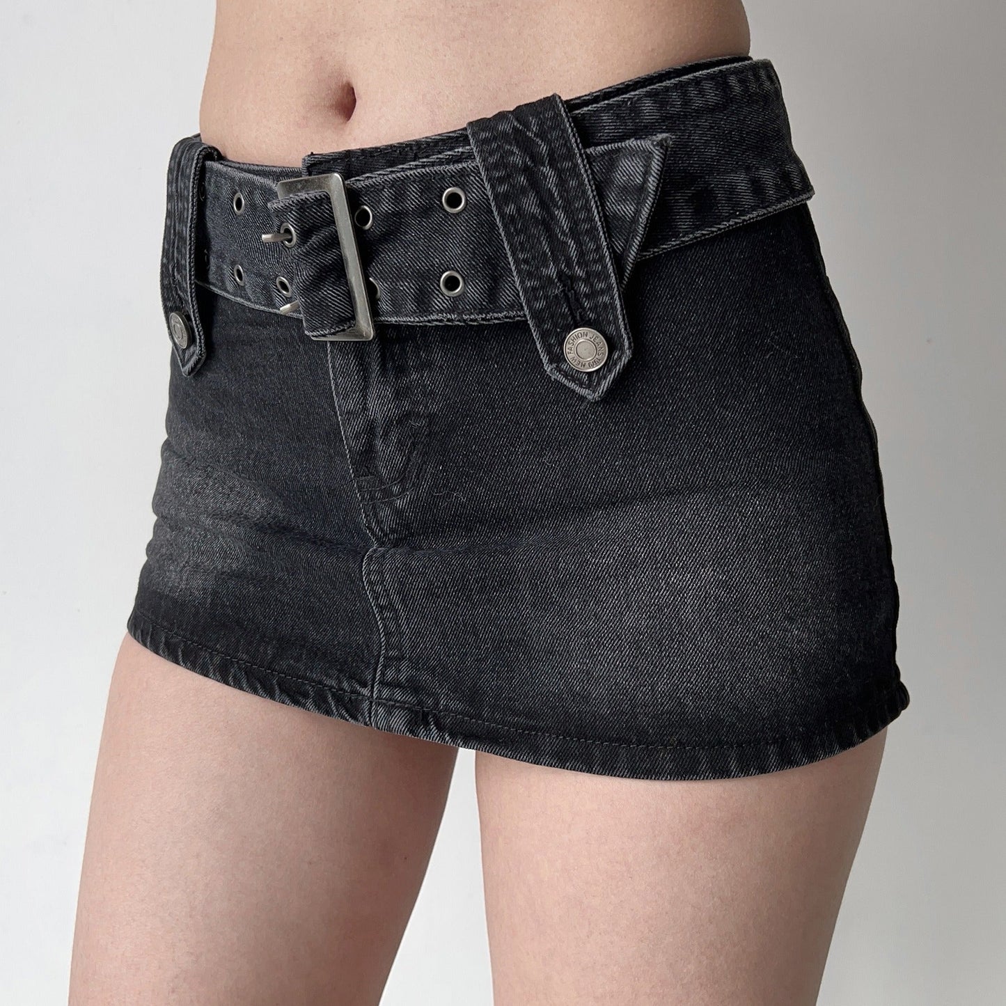 swvws - Hot Girl Denim Mini Skirt