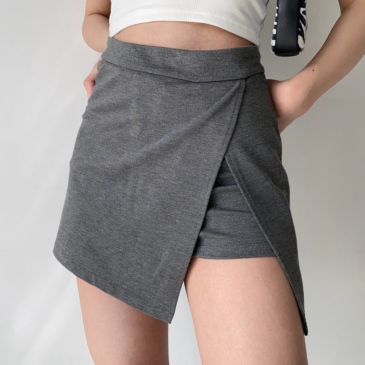 swvws - Culottes Slit Skirt