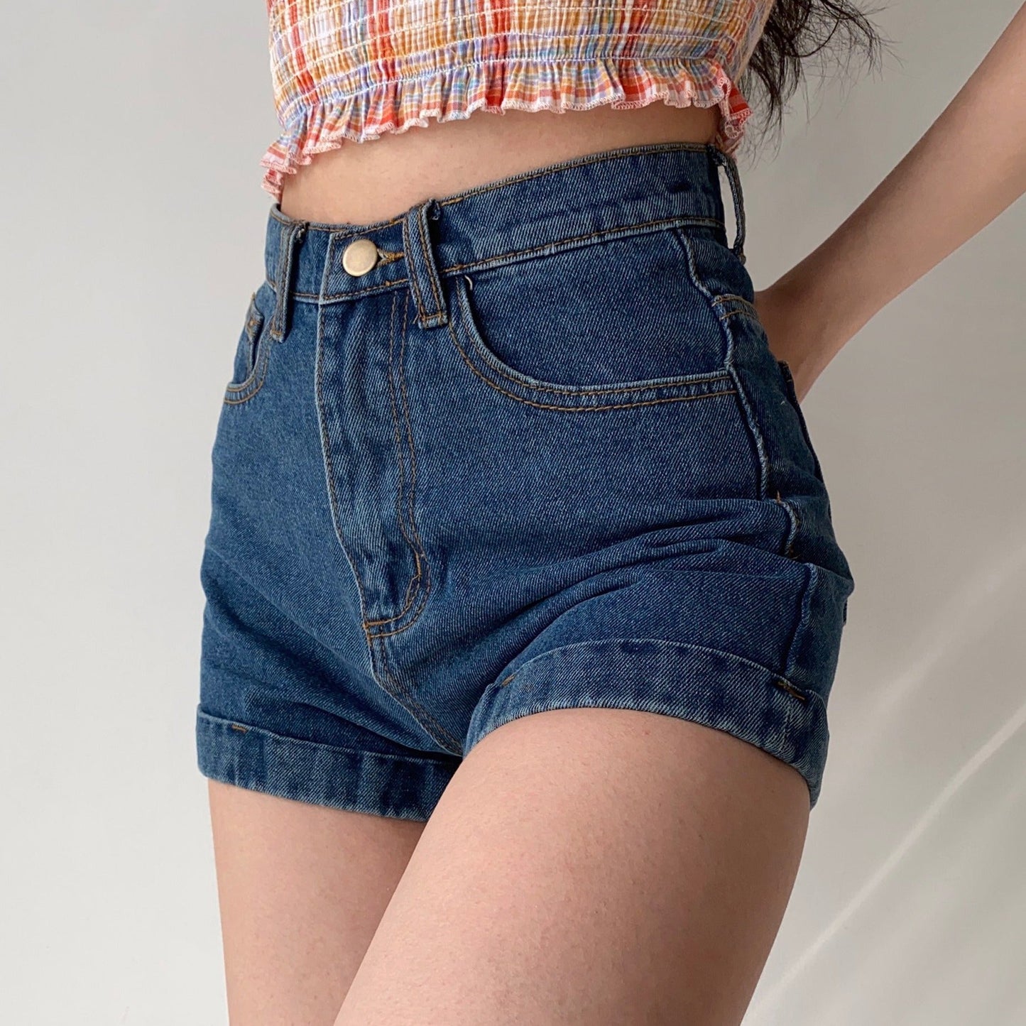 swvws - Classic Retro Denim Shorts