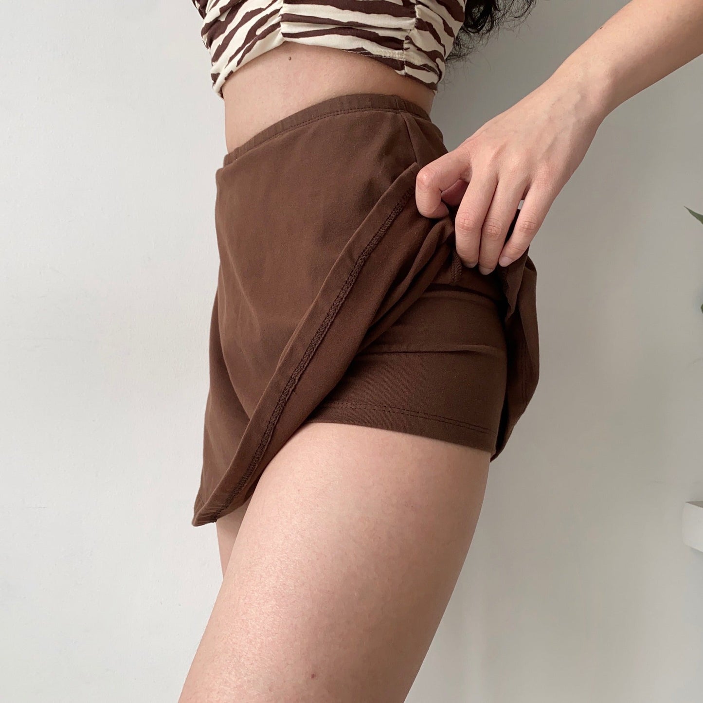 swvws - Timeless Retro Brown Skirt ~ HANDMADE