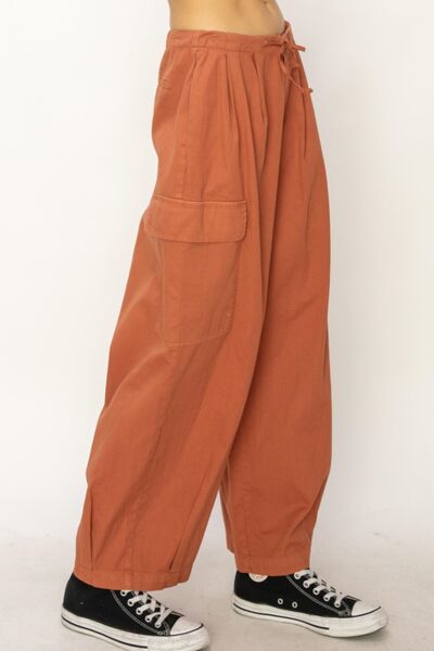 swvws HYFVE Drawstring Cargo Wide Leg Pants