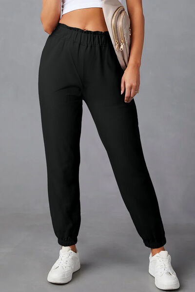 swvws Elastic Waist Joggers