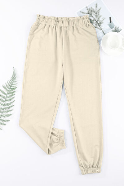 swvws Elastic Waist Joggers