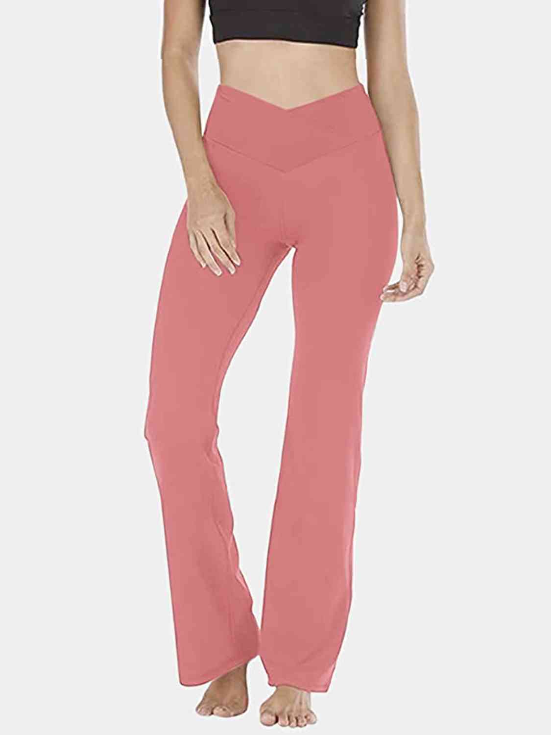 swvws V-Waist Bootcut Long Pants