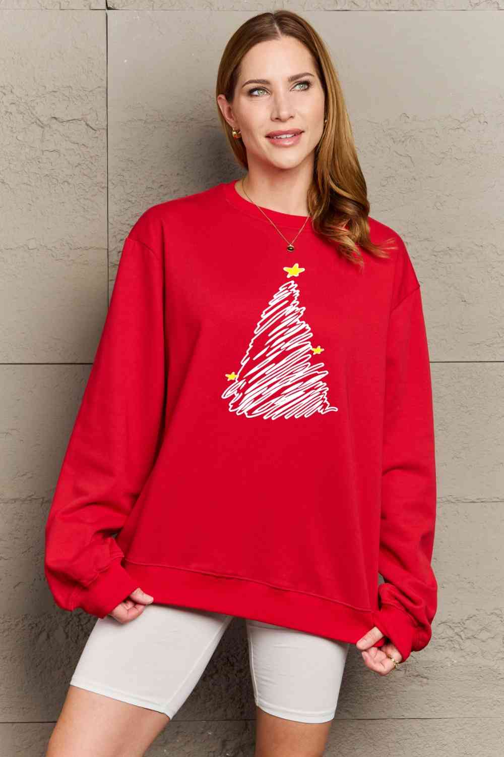 swvws Simply Love Full Size Graphic Sweatshirt