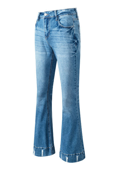 swvws Cat's Whisker Bootcut Jeans with Pockets