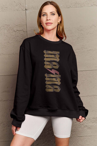 swvws Simply Love Full Size MAMA Round Neck Sweatshirt