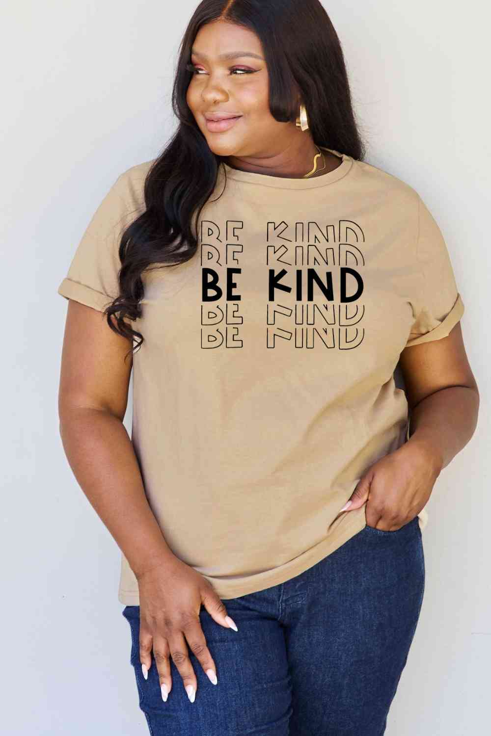 swvws Simply Love Full Size BE KIND Graphic T-Shirt