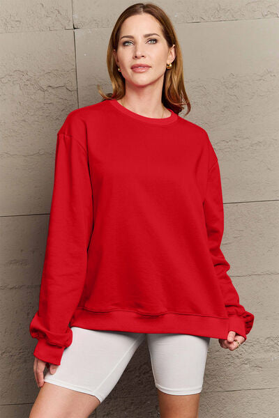 swvws Simply Love Full Size IF I'M TOO MUCH THEN GO FIND LESS Round Neck Sweatshirt