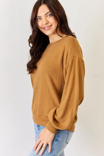 swvws HYFVE Round Neck Long Sleeve Top