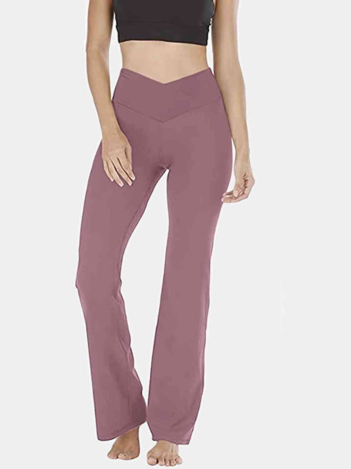 swvws V-Waist Bootcut Long Pants