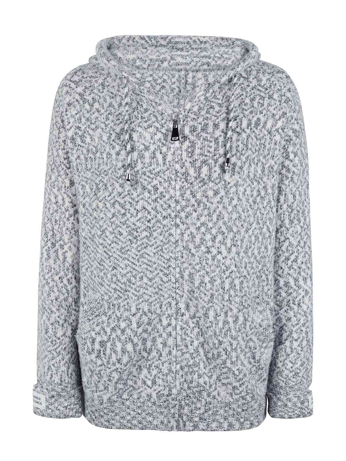 swvws Zip-Up Hooded Sweater