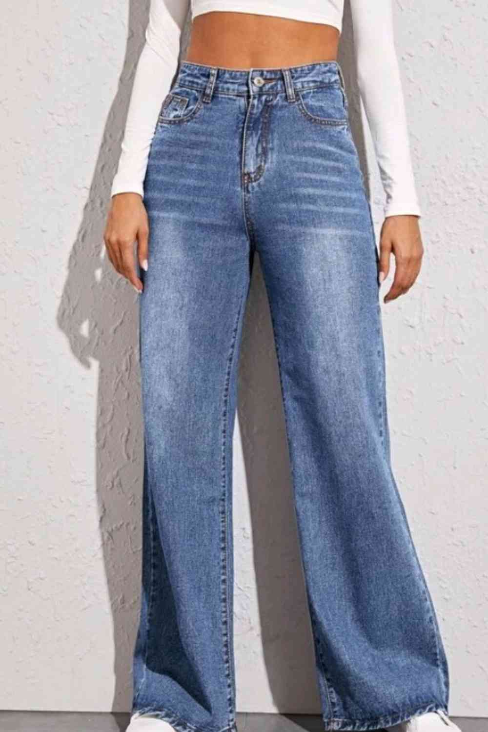 swvws High Waist Wide Leg Jeans