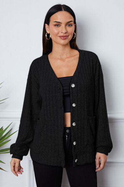 swvws Button Up Long Sleeve Cover Up