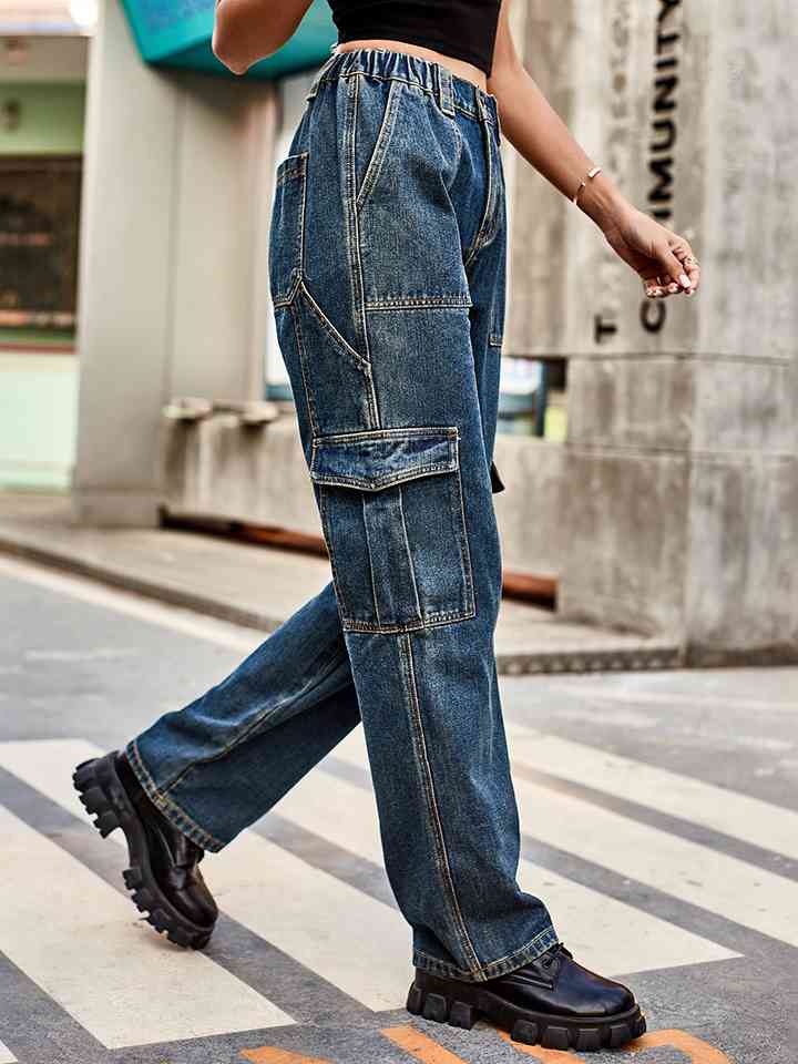 swvws Straight Leg Cargo Jeans