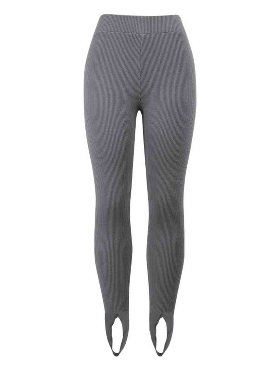 swvws Ribbed Mid Waist Leggings