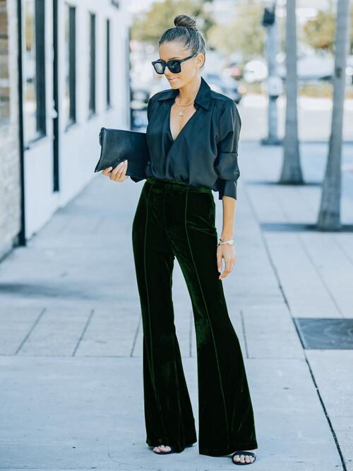 swvws High Waist Flare Pants