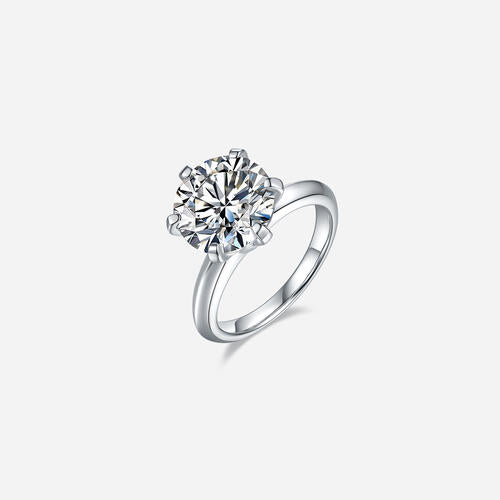 swvws 5 Carat Moissanite 925 Sterling Silver Ring