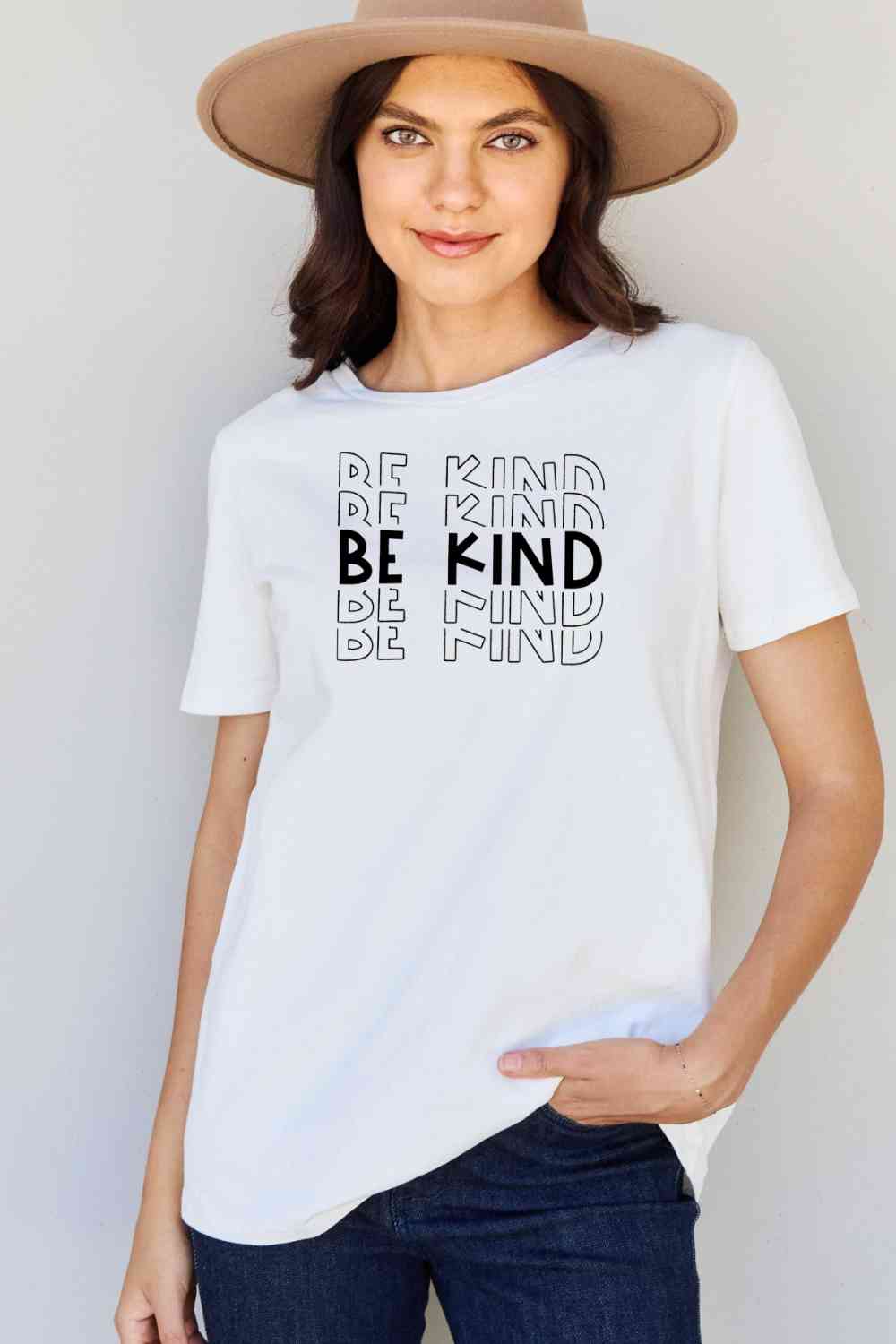 swvws Simply Love Full Size BE KIND Graphic T-Shirt