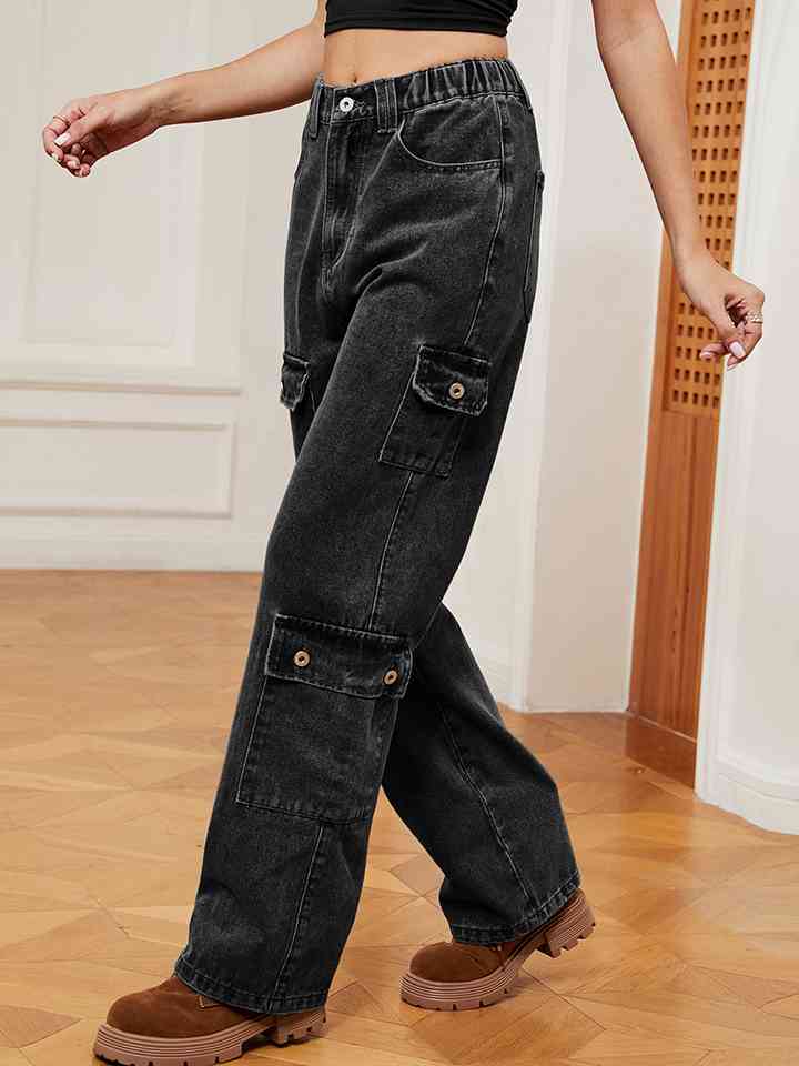 swvws Buttoned Long Jeans