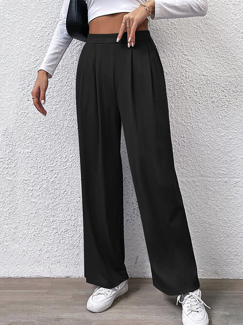 swvws High Waist Straight Pants