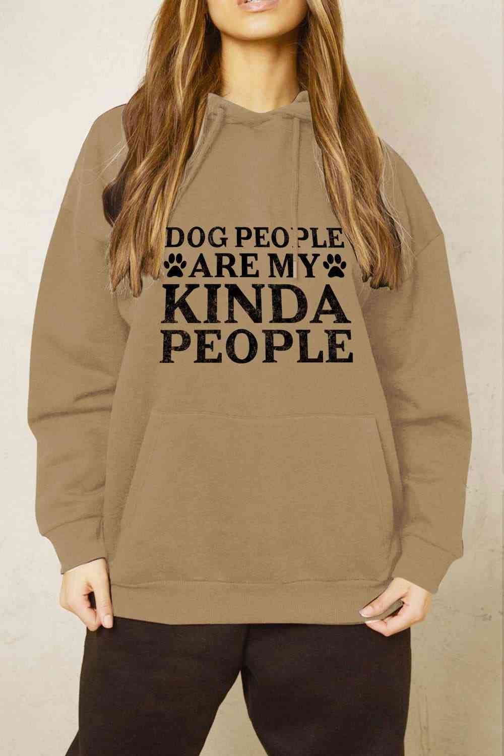 swvws Simply Love Simply Love Full Size Dog Paw Slogan Graphic Hoodie