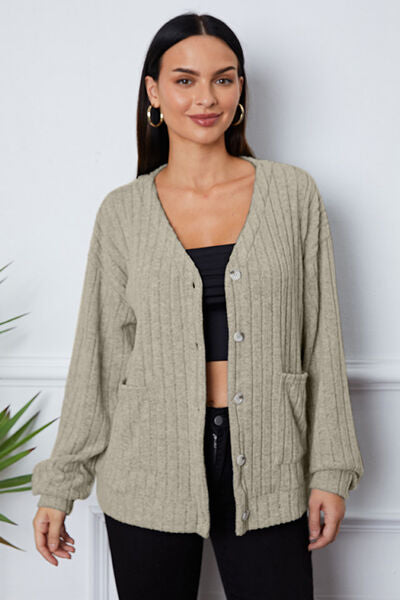 swvws Button Up Long Sleeve Cover Up