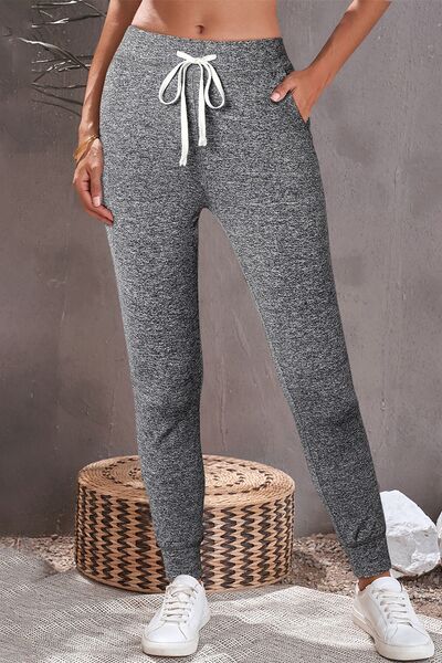 swvws Drawstring Joggers with Pockets