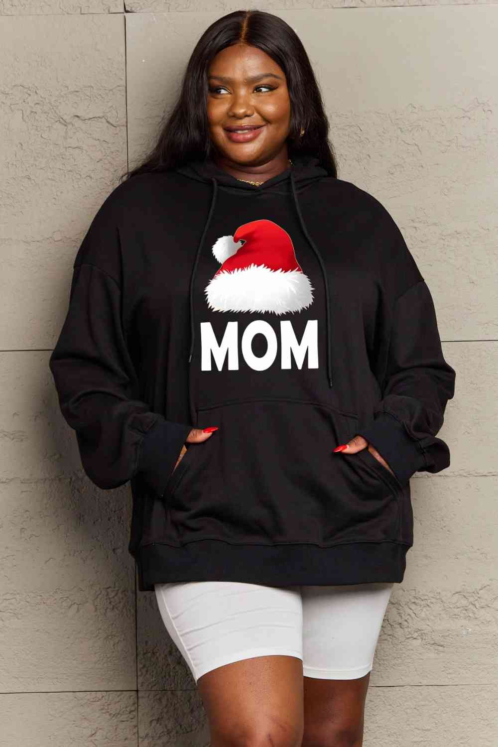 swvws Simply Love Full Size MOM Graphic Hoodie