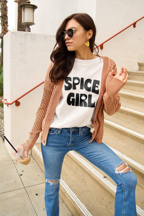 swvws Simply Love Full Size SPICE GIRL Short Sleeve T-Shirt