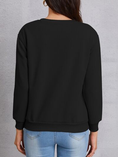 swvws COWGIRLS FOREVER Round Neck Sweatshirt