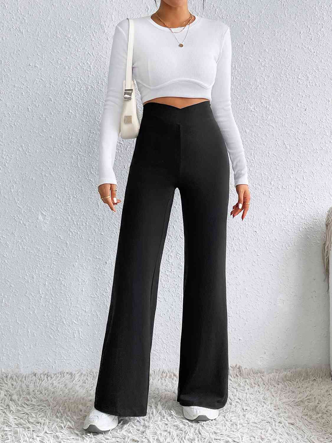 swvws High Waist Flare Pants