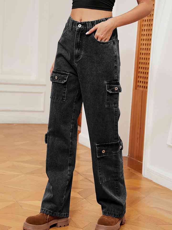 swvws Buttoned Long Jeans