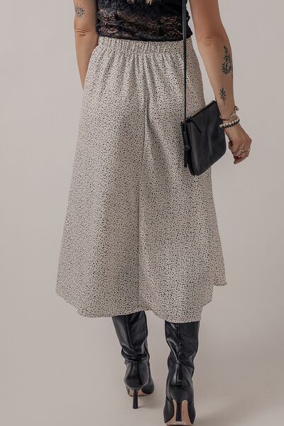 swvws Speckle High Waist Midi Skirt